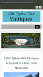 Mobile Screenshot of littleyellowshedvintiques.com